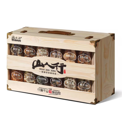 南 太 行 山 货 山人行木盒山珍12组合 740克