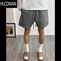 HLCOMAN2024夏季新款复古潮牌运动休闲百搭短裤男美式宽松大码篮球五分裤