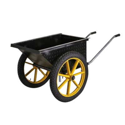 永满铁运 双轮推沙车 外双轮带翻斗 台