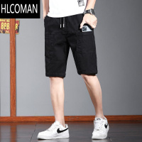 HLCOMAN六兜迷彩休闲短裤男2023夏季薄款弹力宽松直筒五分裤潮流百搭中裤