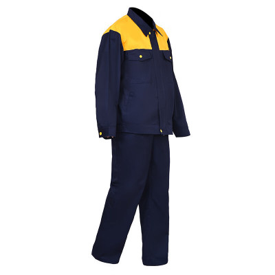 盾之源 工作服 灰蓝黄三色 各尺码 套 (190蓝色)