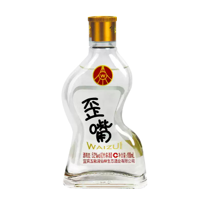 五粮液 52度歪嘴竹荪酒 100ml*6瓶 植物类露酒 收藏送礼