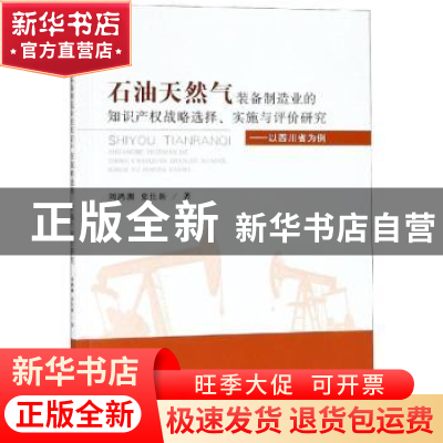 正版 石油天然气装备制造业的知识产权战略选择、实施与评价研究
