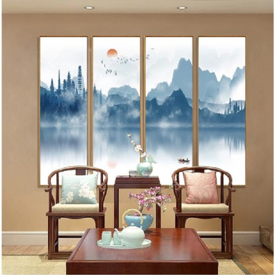 心业单幅挂画框XY-GH08山水画 此产品单件不出售批量请联系客服(仅在线下销售,仅供安徽政府单位批量采购)