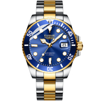 卡梭(KASSAW)手表男正品水鬼系列时尚全自动机械表男表防水夜光潜水特种兵军表K909G