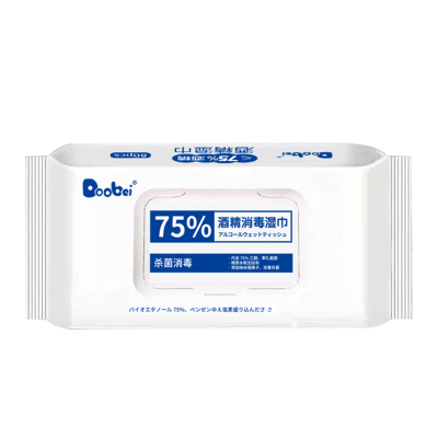 [补贴10%]75%酒精杀菌湿巾大包学生成人卫生酒精消毒湿巾杀菌湿纸巾 1包