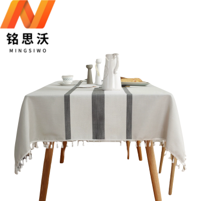 铭思沃棉麻桌布90*90cm张