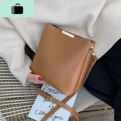 高级感包包洋气水桶包女包夏天新款2019单肩斜挎包百搭ins大气潮NEW LAKE女斜挎包