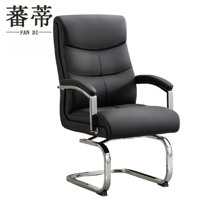 蕃蒂弓形椅黑色可旋转把