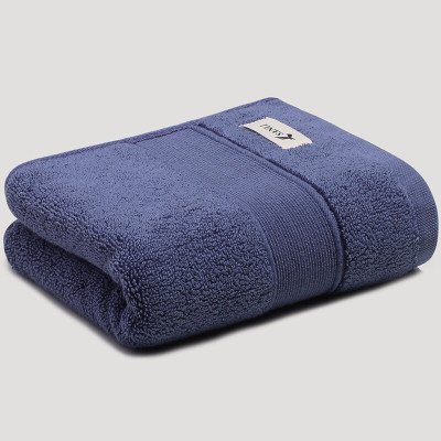 三利 精梳棉缎档星级酒店加厚大毛巾1条 纯棉柔软吸水洗脸面巾 165克