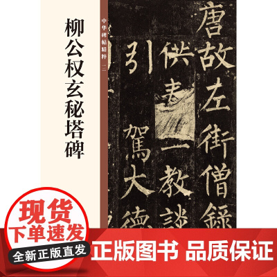 []柳公权玄秘塔碑中华碑帖精粹 中华书局编辑部编 中华书局出版雅昌艺术精印 正版书籍