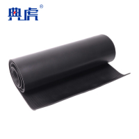 典虎 绝缘胶皮 黑色条纹8mm*1m*5m 卷