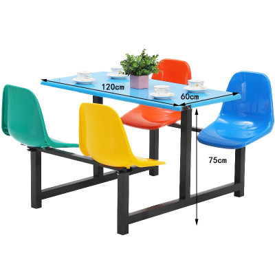 凌迪星餐厅桌椅1.2*0.6*0.75m套