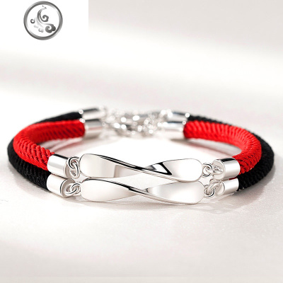 已有小祖宗情侣手链一对爱情信物设计纯银男女款饰品森系纪念 JiMi