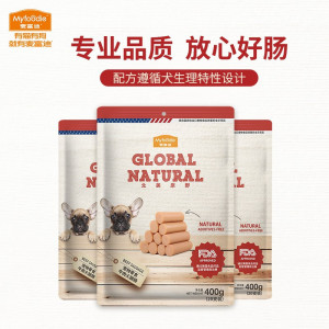 麦富迪狗狗零食火腿肠补钙低盐幼犬 宠物小型犬泰迪金毛狗香肠 牛肉味800g