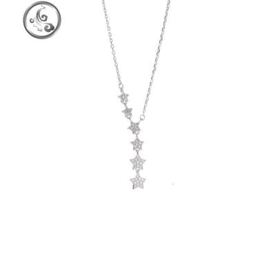 星星项链女925纯银韩国轻奢小众设计锁骨链ins酷气质简约网红吊坠 JiMi