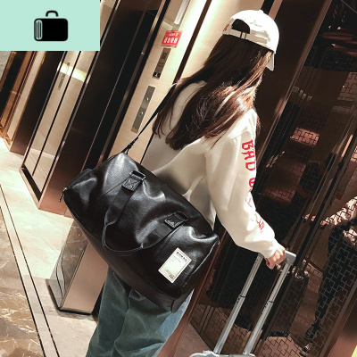 短途旅行包男手提包女大容量旅游包简约行李包防水运动包健身包潮NEW LAKE男士手提包