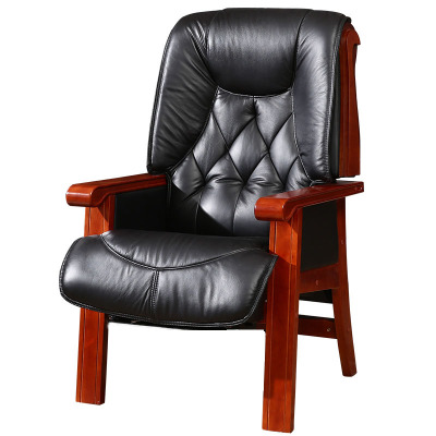 三金鑫 电脑椅实木麻将椅子家用棋牌椅会议椅办公椅老板椅书房大班椅