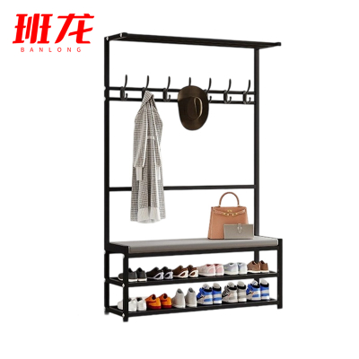 班龙鞋架衣帽架7钩个