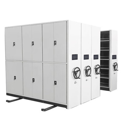 汇云星智能密集架档案柜移动式货架文件柜资料柜1列定做 含安装