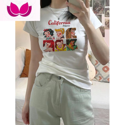 七斓正肩灰色t恤女短袖夏季2023新款内搭打底衫小众美式复古修身上衣