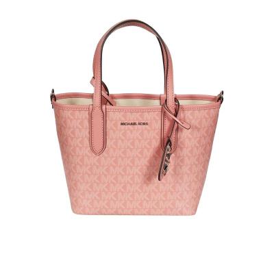 迈克·科尔斯(MICHAEL KORS)女士单肩包棉聚乙烯拼接徽标装饰时尚