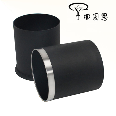 田园思 双层无盖室内垃圾桶 10L个