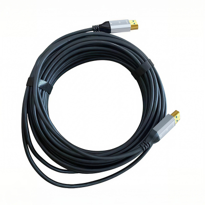 领柯捷 LKJ-H02 HDMI转HDMI 15米 光纤HDMI视频信号线 (计价单位:根) 黑色