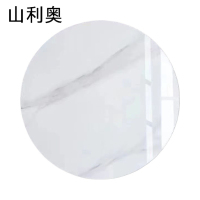 山利奥 岩板电动餐桌转盘 80cm 个