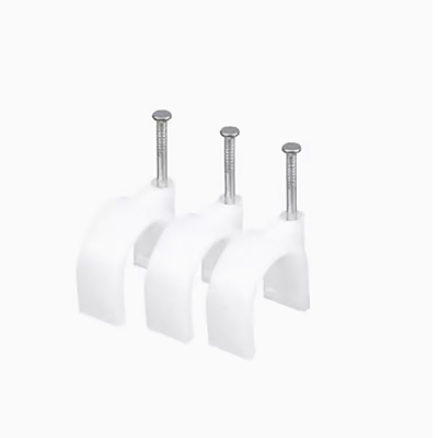 华嵩(HASUNG)12mm 100个/包 圆形钢钉线卡理线器