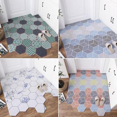 美帮汇可裁剪丝圈垫进地垫北欧口地毯家用入户蹭脚垫子玄关定制