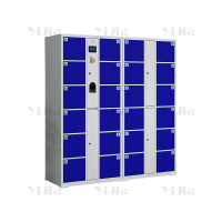 翌嘉YJ4082606电子存包柜智能寄存柜密码柜子储物柜 24门指纹款