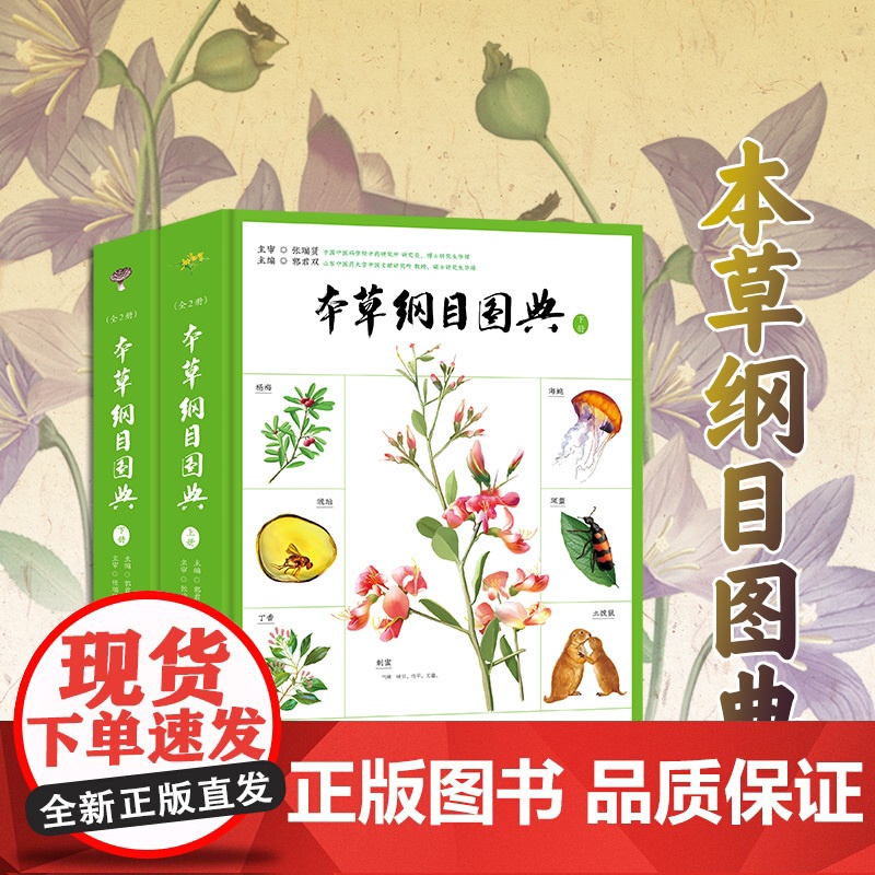 本草纲目图典 李时珍全集彩图 原著无删减老书中草药速查全书 白话图解本草纲目彩图版全本图典 中医养生大全中药配方入门