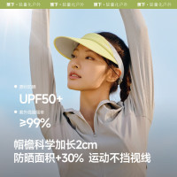 蕉下(BENEUNDER) 女士运动防晒帽DS566-柠檬黄-55-58