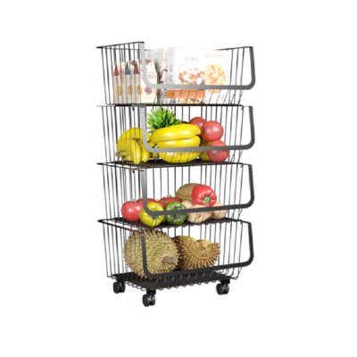 菜篮子置物架落地多层蔬菜水果玩具家用转角台面储物架厨房收纳架