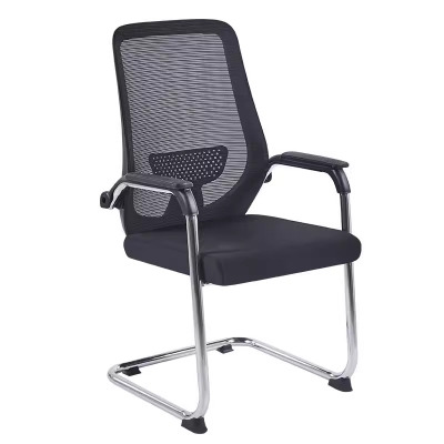 德诚和网布办公椅弓形椅会议椅接待椅580*620*870mmH把