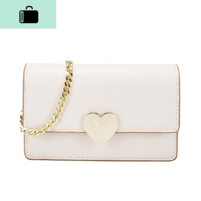 迷你链条小方包包女2020新款潮高级感洋气网红小众单肩斜跨包NEW LAKE 白色女斜挎包