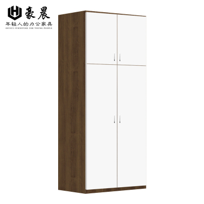 豪晨 木质顶柜二门衣柜 800*2200*500mm 个
