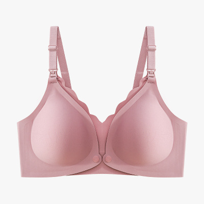 孕妇哺乳内衣怀孕期专用产后喂奶文胸聚拢防下垂夏季薄款奢胸罩芬