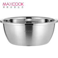 美厨(maxcook)304不锈钢盆调料盆 盘/碟洗菜盆沙拉盆和面腌肉盆 加大加厚32CM可用电磁炉 MCWA673