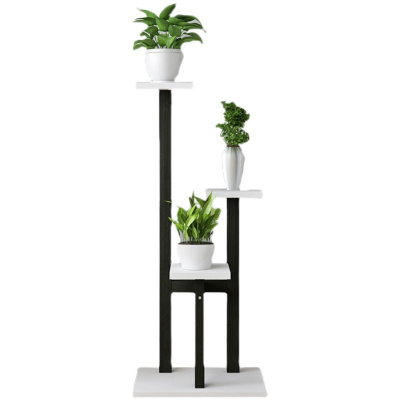 多肉花架子客厅落地式实木电视柜旁家用阳台装饰花盆架绿萝植物架