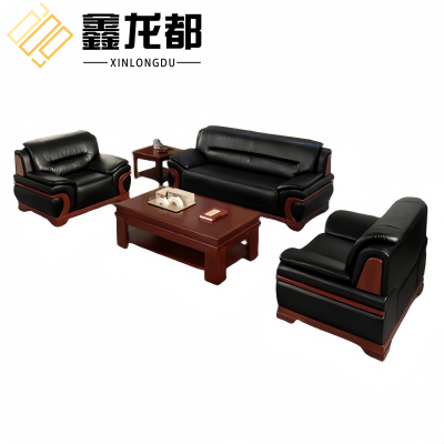 鑫龙都沙发组合1+1+3+茶几套