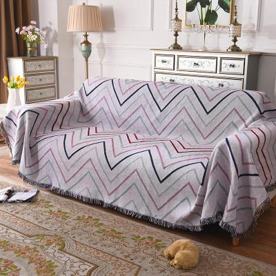 欧式现代坐垫沙发巾沙发毯 全盖沙发垫防尘罩床尾毯午睡毯多用盖毯