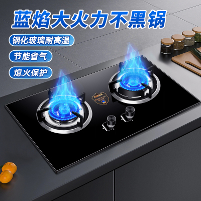 欢呼好太太燃气灶嵌入式天然气灶煤气灶家用台式双眼灶灶具单灶灶台炉具煤气炉节能灶 3.8kw天然气X01