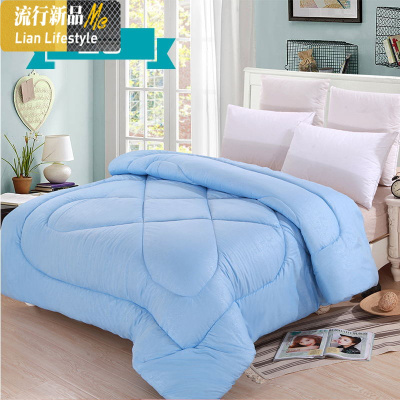 加厚保暖单人学生棉被褥子春秋被子太空被芯冬季踏花冬被1.5/1.8m 三维工匠