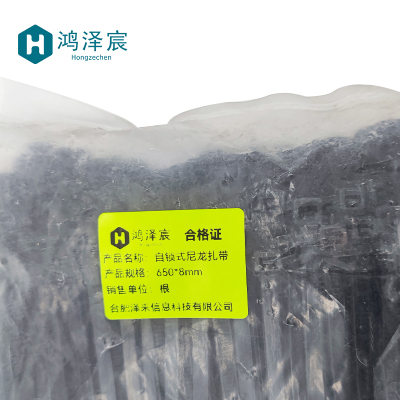 鸿泽宸自锁式尼龙扎带650*8mm/根
