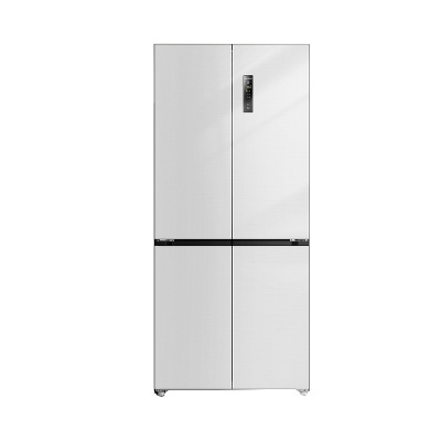 美菱501升一级双变频超薄嵌入底部散热十字对开冰箱家用BCD-501WPU9CX