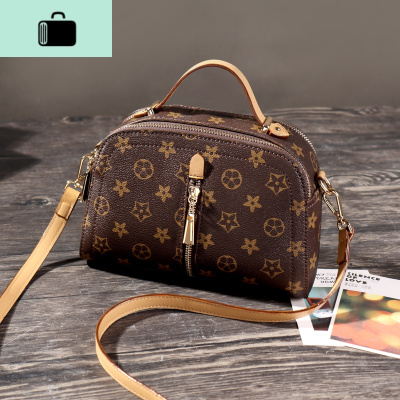 上新小包包女2020春季新款潮时尚韩版单肩斜挎百搭时尚女包手提包NEW LAKE 印花包女斜挎包