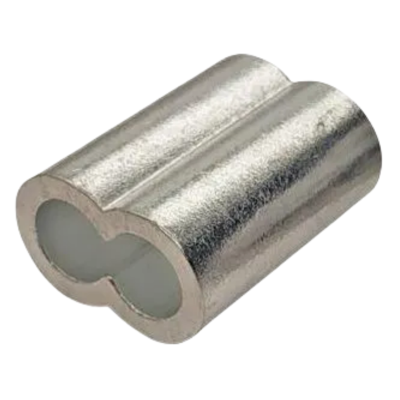 钢丝绳夹头8字铝套铝夹头 1.2mm