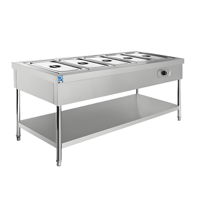 瑞宇牌商用简易保温售饭台/1200*600*800mm/201#1.0mm/不含份数盆